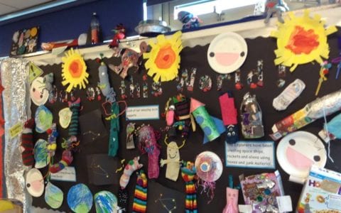 Our Explorers are over the moon with their space topic
