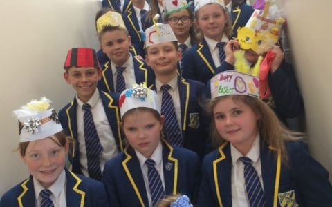 Year 6 create Easter bonnets