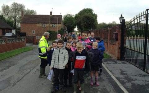 Year 5 intrepid explorers take a muddy autumnal walk around Tuxford