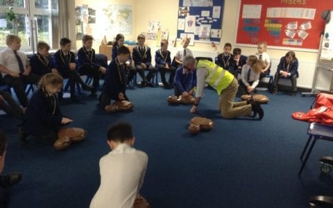 CPR training for our year 5 children